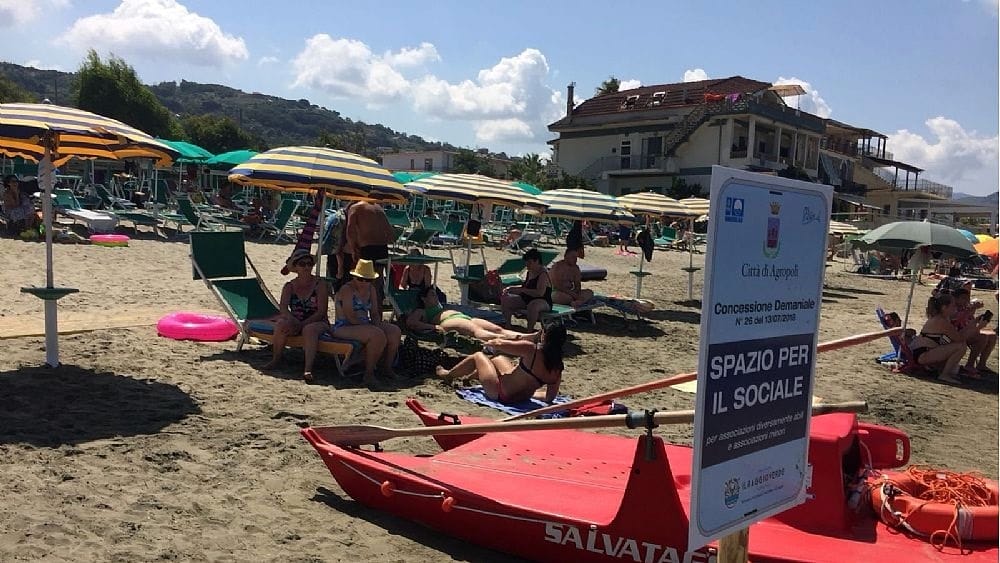 Spiaggia solidale: il Comune raddoppia il servizio ad Agropoli