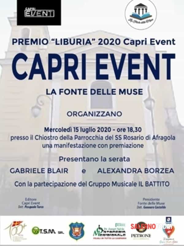 Il Premio Liburia 2020 Capri Event: il programma