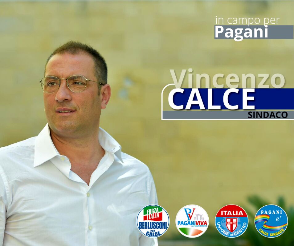 Elezioni comunali a Pagani, quattro liste a sostegno di Vincenzo Calce
