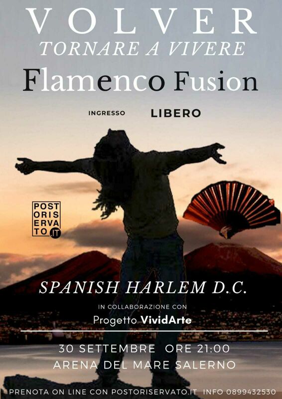 “Volver tornar a vivere”: flamenco, Lis e teatro all’Arena del Mare