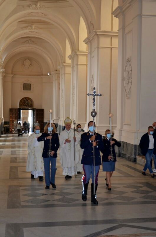 Post Covid/Le forze dell’ordine onorano San Michele Arcangelo a Salerno
