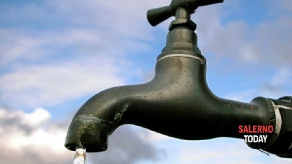 Lavori alla rete idrica: rubinetti a secco nel comune di Siano