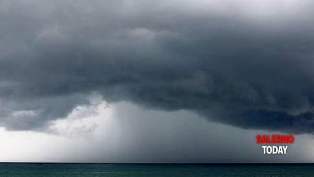 Allerta meteo a Salerno e in Campania: forti piogge e raffiche di vento in arrivo