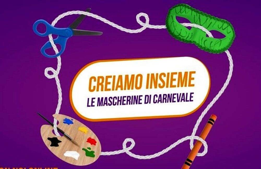 “Creiamo la mascherina di Carnevale”: laboratorio on line con Le Cotoniere