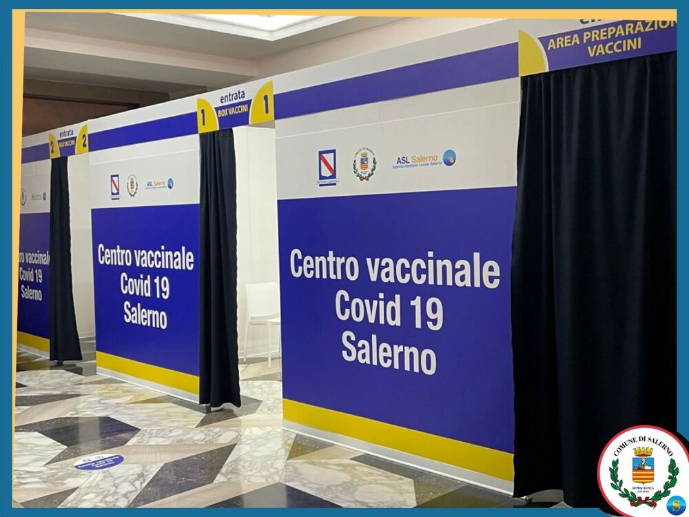 Vaccinazioni a Salerno: prosegue l’attività con Moderna e Pfizer, parla il sindaco