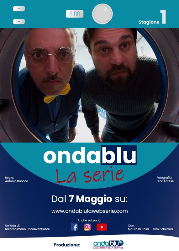 Comicità in lavanderia, parte la nuova webserie salernitana “Onda Blu – La Serie”