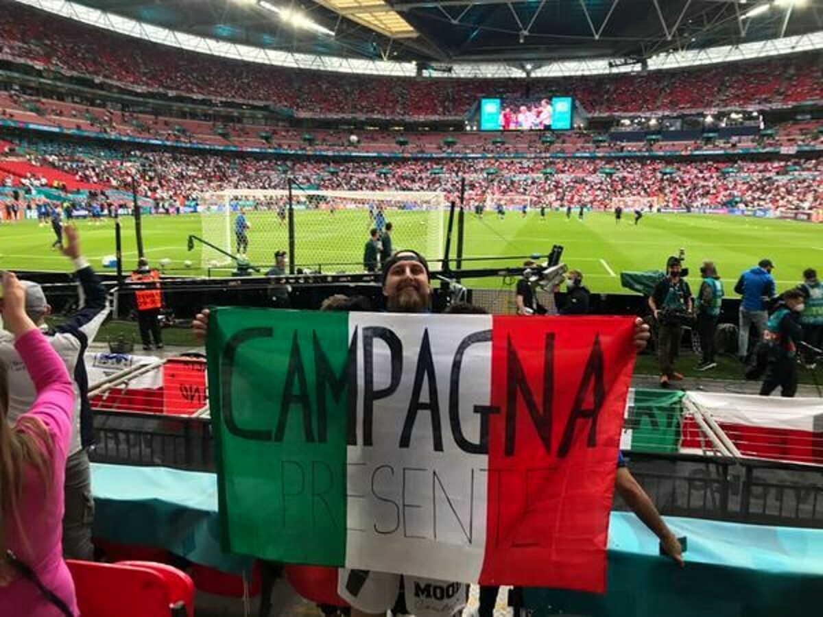 Italia campione d’Europa, a Wembley anche lo scatto del campagnese Remigio