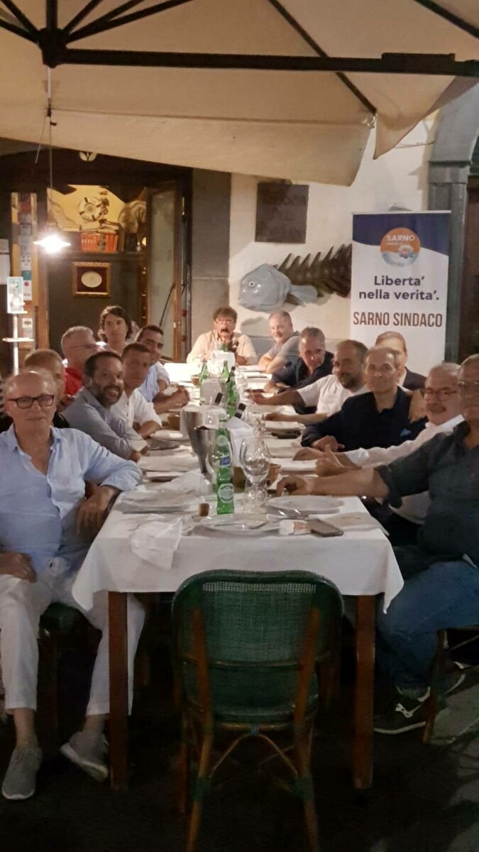 Elezioni a Salerno, Michele Sarno incontra il centrodestra: cena con consiglieri e dirigenti nel centro storico