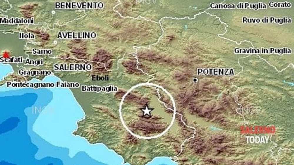 Lieve scossa di terremoto sulle coste del Cilento: non percepita dalla popolazione