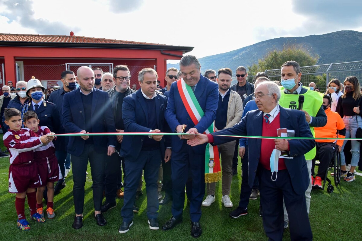Capaccio Paestum: inaugurato il nuovo campo sportivo “Tenente Vaudano”