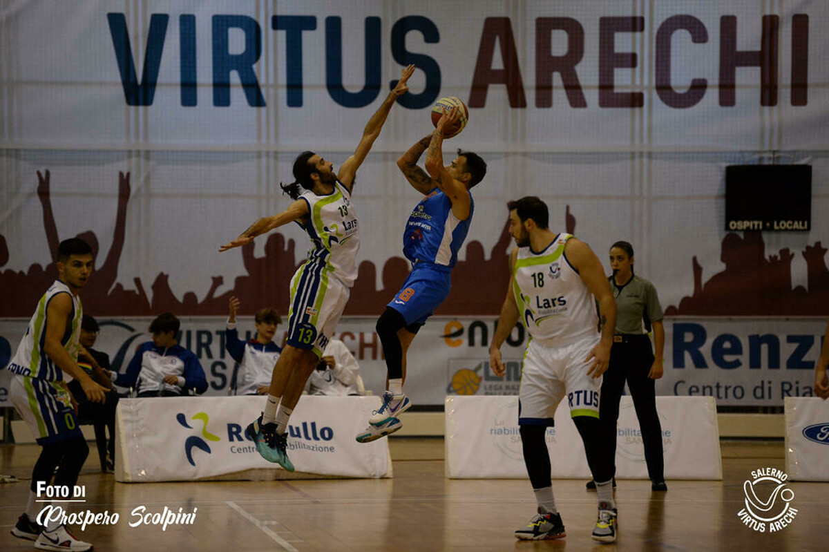 Basket, una grande Virtus Arechi Salerno vince a Ragusa