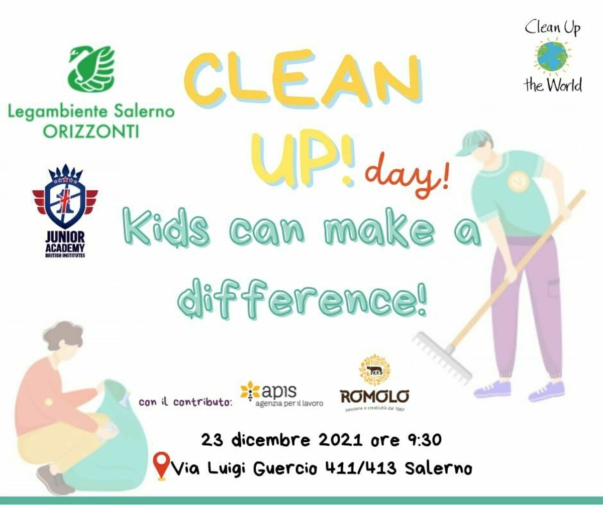 Clean Up Day: l’iniziativa di Legambiente e British Insitute