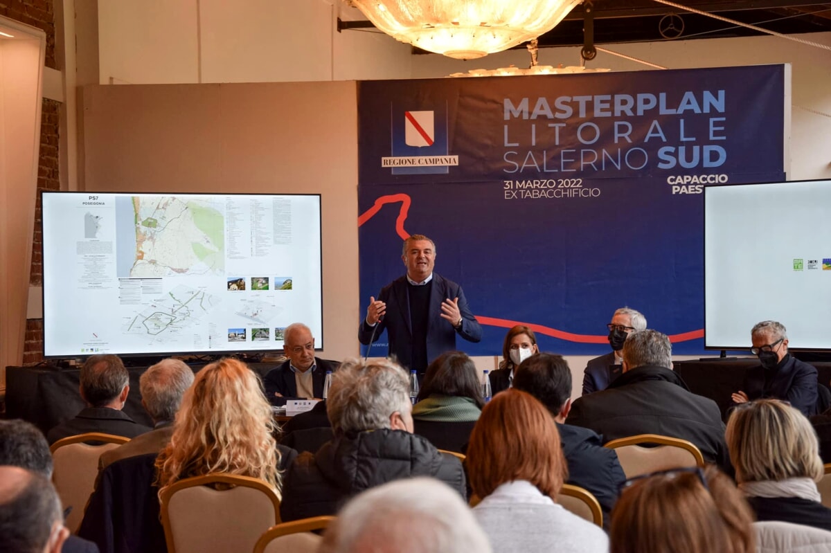 Nuovo litorale da Salerno a Castellabate, presentato il masterplan: ecco come sarà