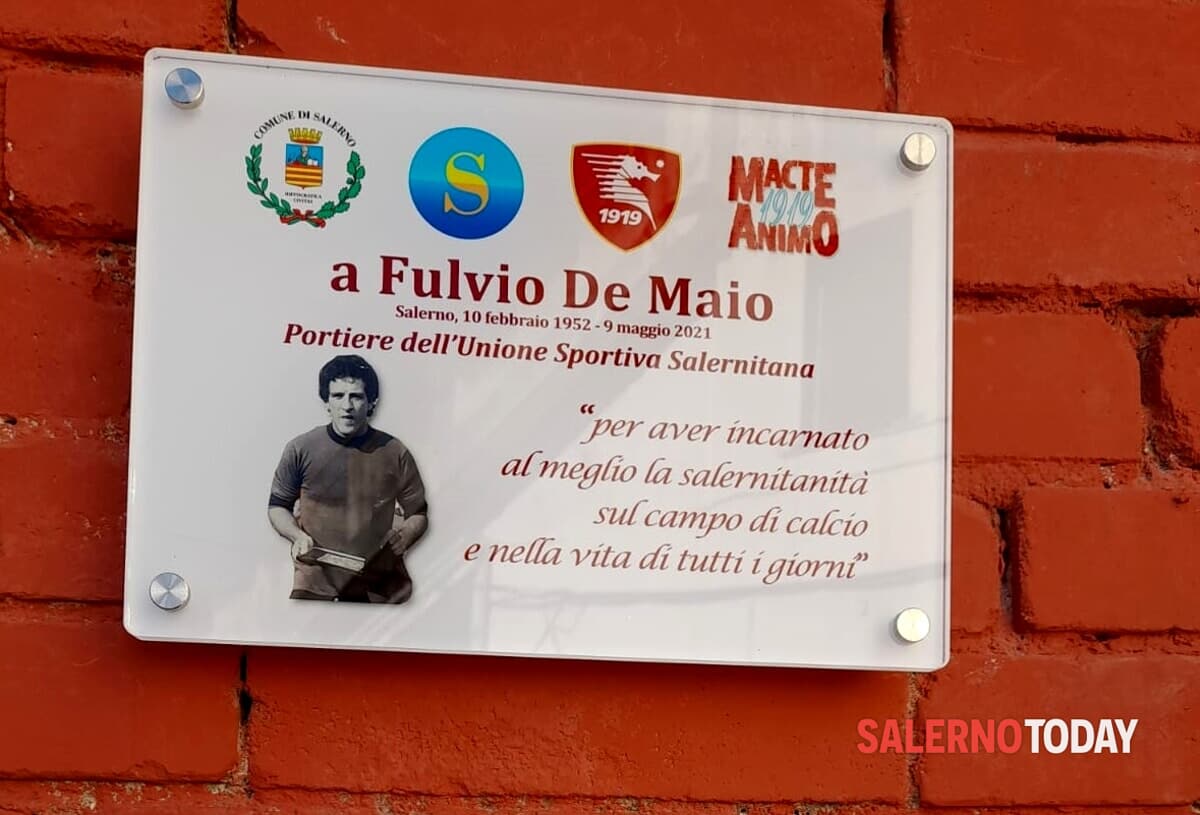 Il muro dei ricordi: Salerno rende onore a Fulvio De Maio e Bruno Somma