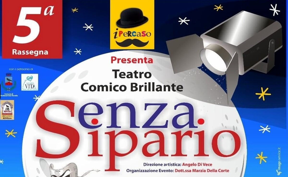 Teatro comico brillante: va in scena “Senza Sipario” a Montecorvino Rovella