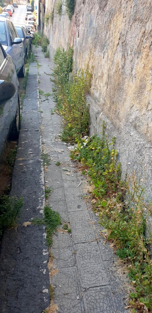 Incuria e abbandono nella zona alta Salerno: la denuncia di un lettore