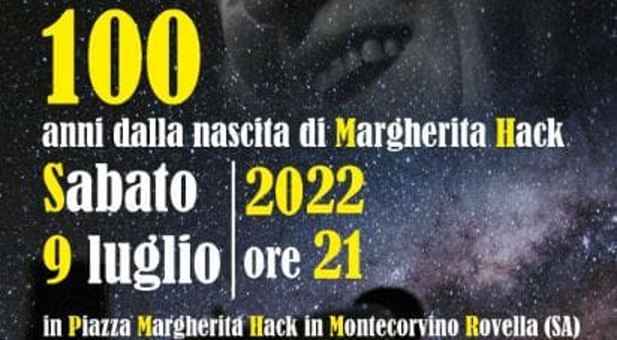Una serata per Margherita Hack a Montecorvino Rovella