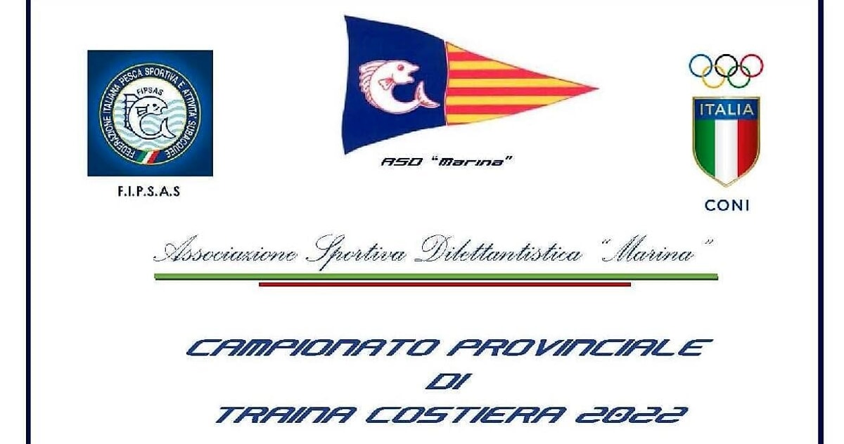 Traina costiera: gara di pesca Campionato provinciale Salerno 2022