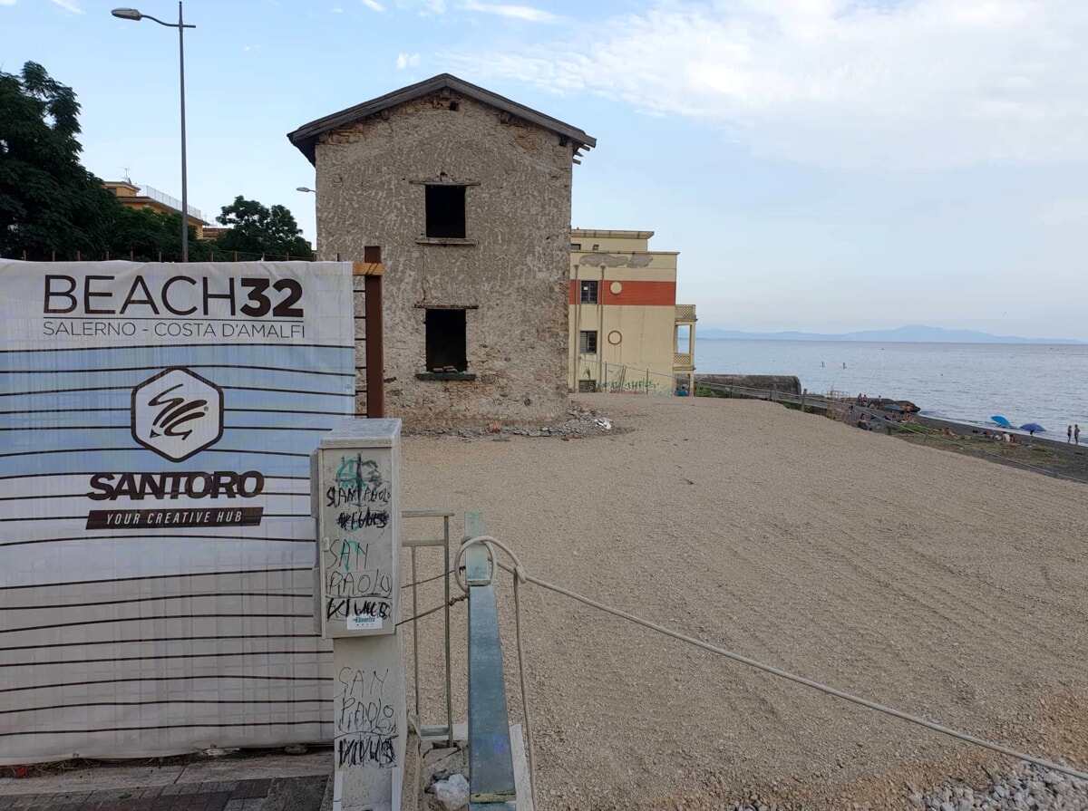 Curiosità: lavori per un nuovo lido a Salerno città, accanto all’ex ostello