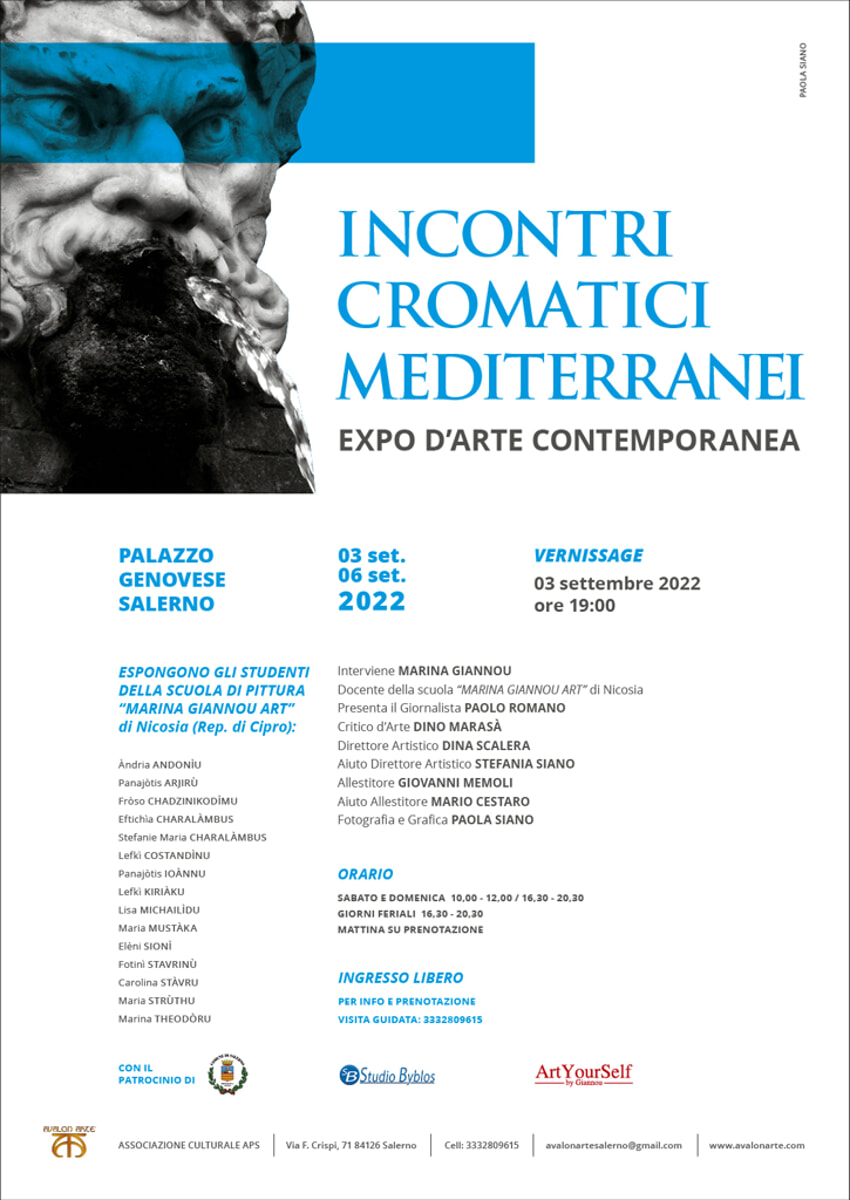 Expo d’arte contemporanea “Incontri cromatici mediterranei”