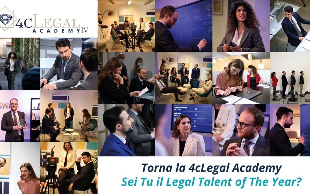 “Legal Talent of the Year” della 4cLegal Academy: aperte le candidature