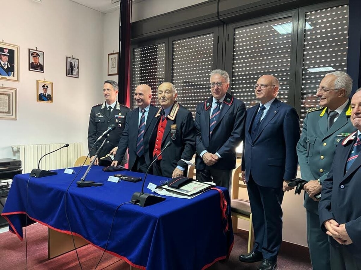 Carabinieri, il Rettore Lorito nominato socio benemerito dell’associazione