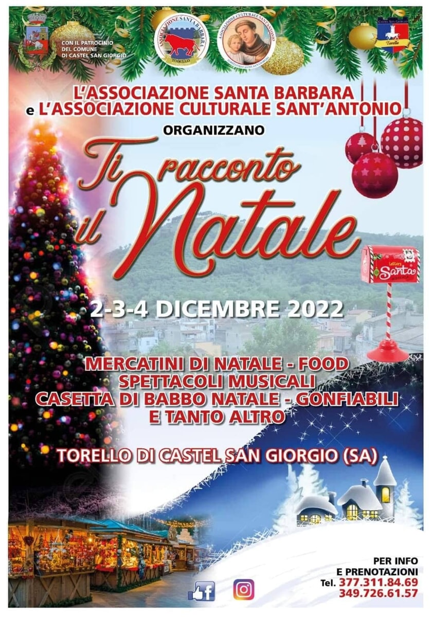“Ti racconto il Natale”: ritorna l’evento a Torello di Castel San Giorgio