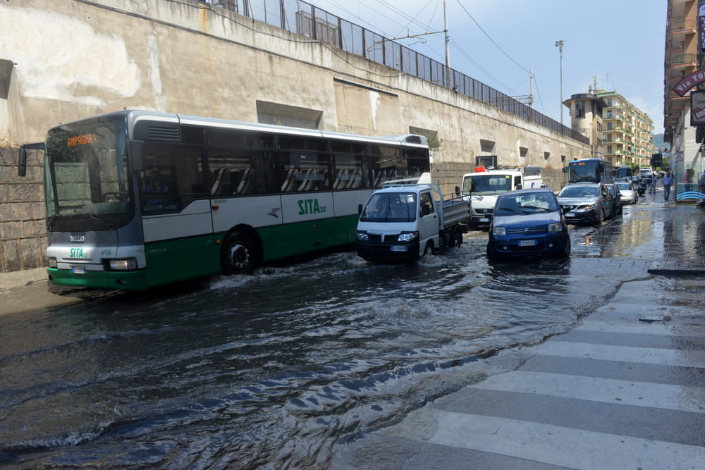 Maltempo in Campania, nuova proroga dell’allerta meteo: le previsioni