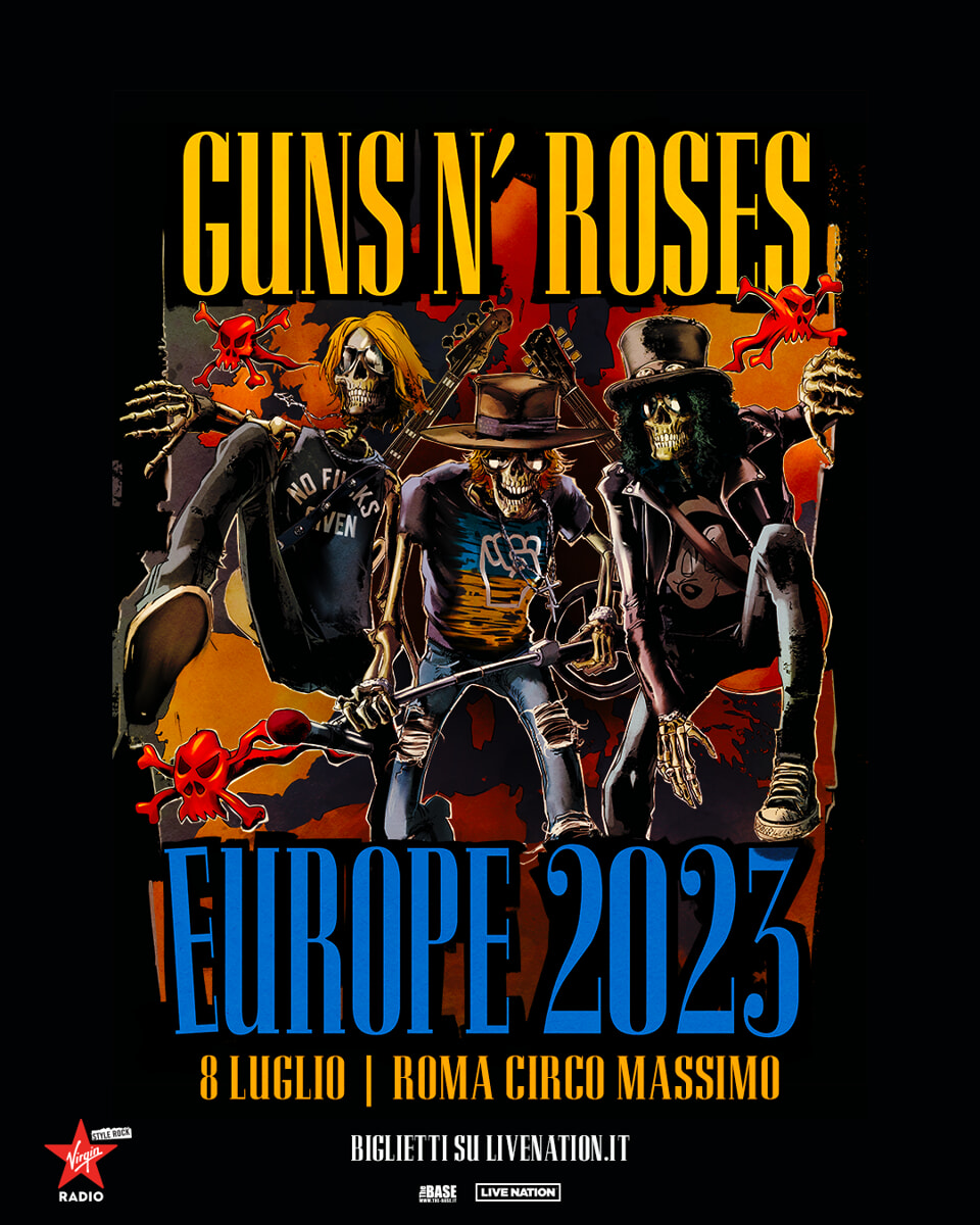 Guns N’ Roses in concerto al Circo Massimo di Roma: biglietti in vendita anche nel salernitano