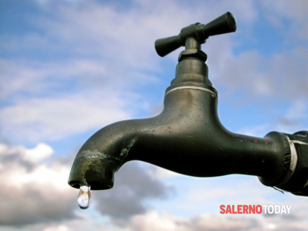 Sospensione idrica per 7 ore a Salerno: la mappa dei disagi