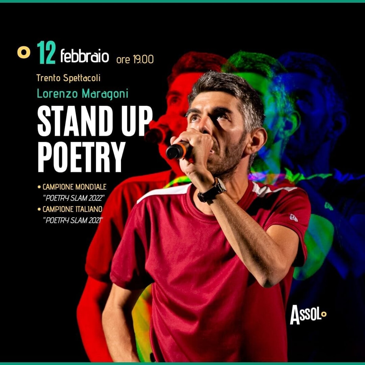 “Stand-up Poetry”, momenti di poesia al Teatro Mascheranova: apre Lorenzo Marangoni