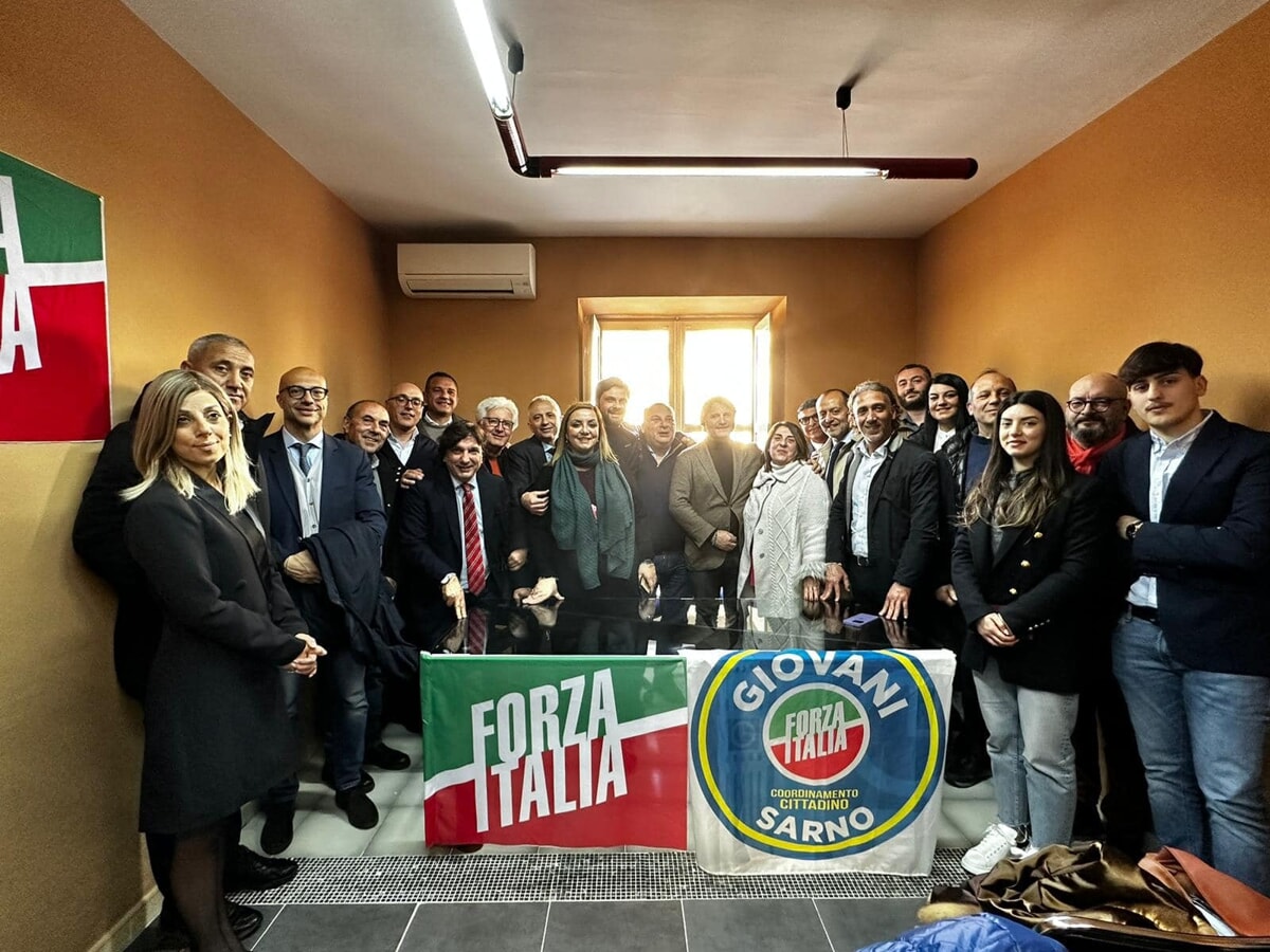 Sarno, Forza Italia si prepara: “Al lavoro per vincere le prossime elezioni comunali”