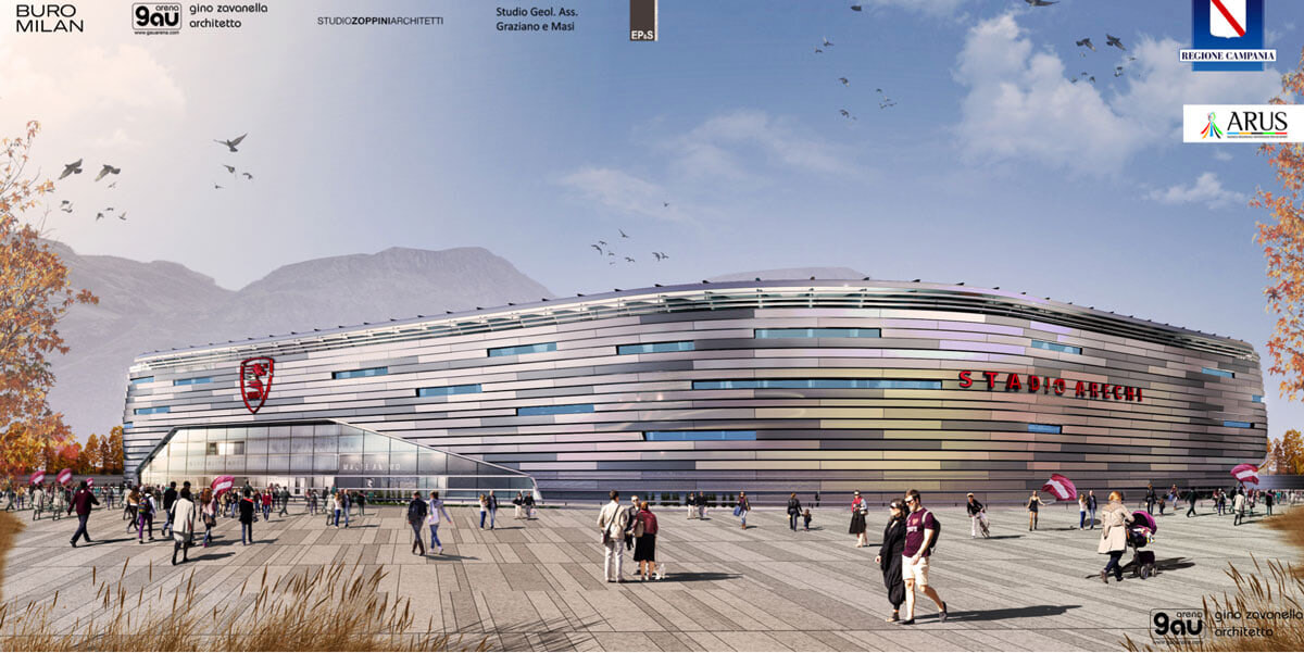 Nuovo stadio Arechi: i dettagli sul progetto per il restyling