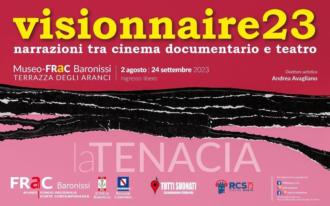 Visionnaire2023: a settembre si chiude con gli attori Renato Carpentieri, Angela Ciaburri e Arturo Muselli