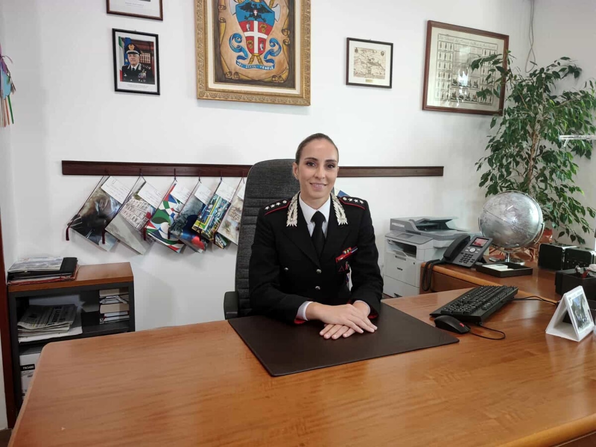 Carabinieri, Greta Gentili è il nuovo comandante della compagnia di Eboli
