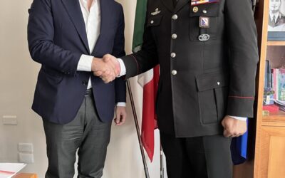 Nocera Superiore, il neo comandante dei carabinieri in visita a Palazzo di Città
