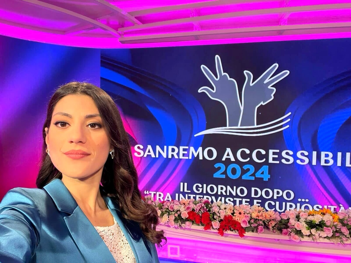 Una salernitana a Sanremo con Rai Accessibilità: la storia di Diana Vitolo